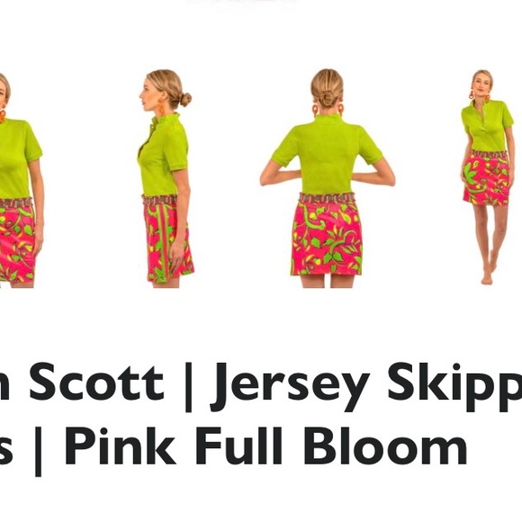 Gretchen Scott Jersey Skipp Skort
Pink Fill Bloom - Picture 2 of 7